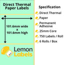 Zebra Printer Labels - Thermal Eco Labels For Zebra Printers
