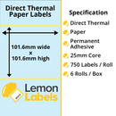 Zebra Printer Labels - Thermal Eco Labels For Zebra Printers