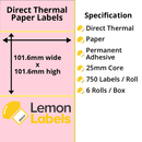 Zebra Printer Labels - Thermal Eco Labels For Zebra Printers