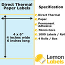 Zebra Printer Labels - Thermal Eco Labels For Zebra Printers