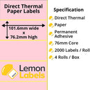 Zebra Printer Labels - Thermal Eco Labels For Zebra Printers
