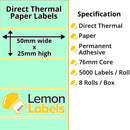 Zebra Printer Labels - Thermal Eco Labels For Zebra Printers