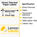 Zebra Printer Labels - Thermal Eco Labels For Zebra Printers