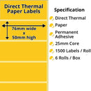 Zebra Printer Labels - Thermal Eco Labels For Zebra Printers